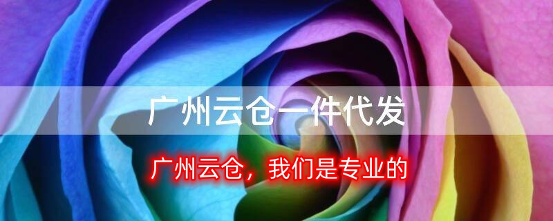 廣州云倉一件代發(fā)