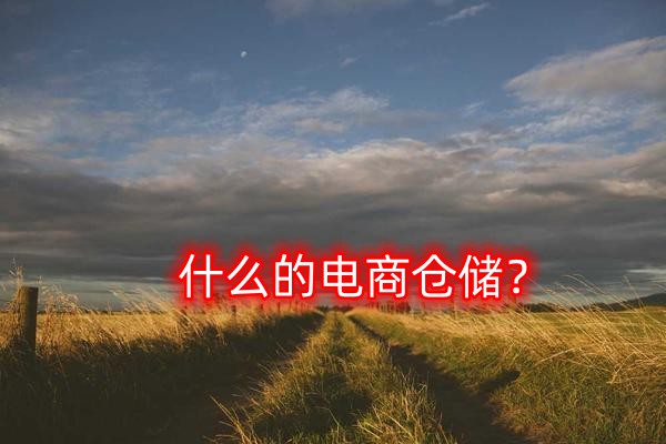 什么是電商倉(cāng)儲(chǔ)？